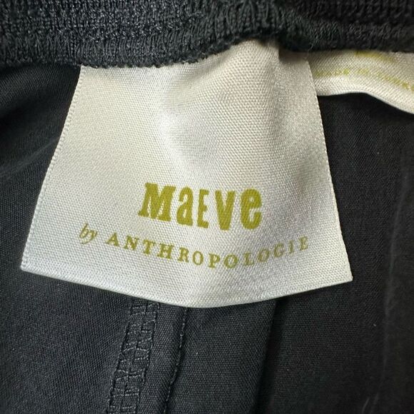 Anthropologie Maeve Women's S Cicerone Joggers Black Slouchy Multipocket Casual - Picture 7 of 15